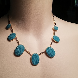 Kate Spade Pave the Way Turquoise Necklace NWT‎